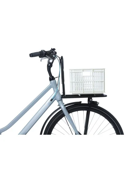 Gerecyclede fietskrat Basil Crate S 17.5 liter 29 x 39 x 20 cm - bright white