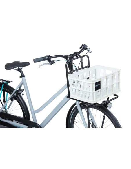 Gerecyclede fietskrat Basil Crate S 17.5 liter 29 x 39 x 20 cm - bright white