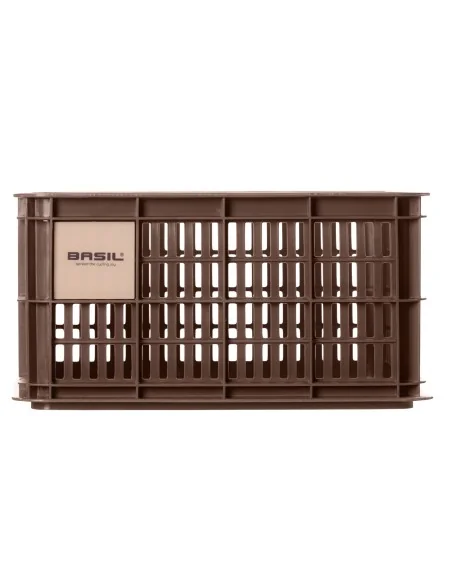 Gerecyclede fietskrat Basil Crate S 17.5 liter 29 x 39 x 20 cm - brown