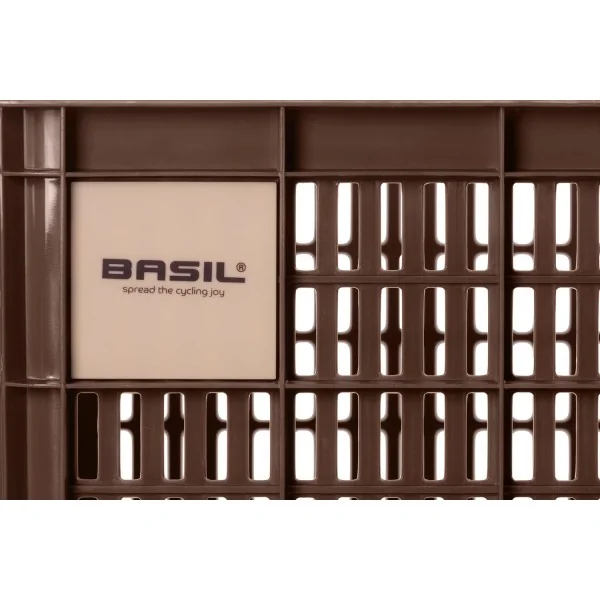 Gerecyclede fietskrat Basil Crate S 17.5 liter 29 x 39 x 20 cm - brown