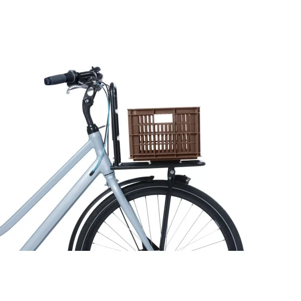 Gerecyclede fietskrat Basil Crate S 17.5 liter 29 x 39 x 20 cm - brown