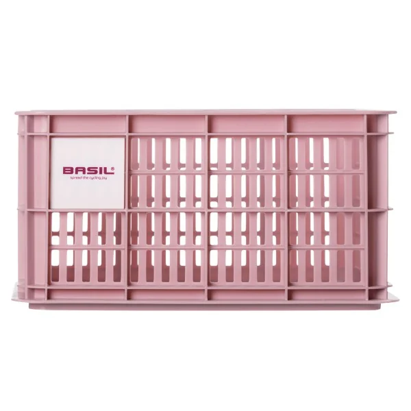 Gerecyclede fietskrat Basil Crate S 17.5 liter 29 x 39 x 20 cm - blossom