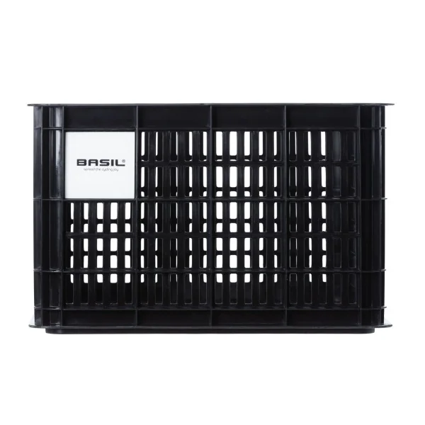 Gerecyclede fietskrat Basil Crate M 29.5 liter 35 x 45 x 25 cm - black