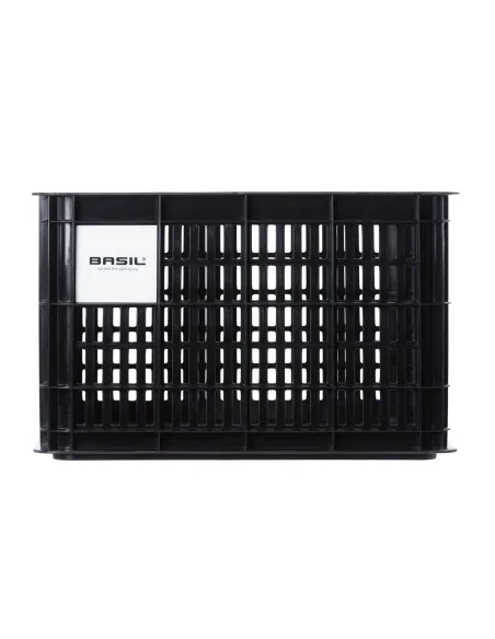 Gerecyclede fietskrat Basil Crate M 29.5 liter 35 x 45 x 25 cm - black