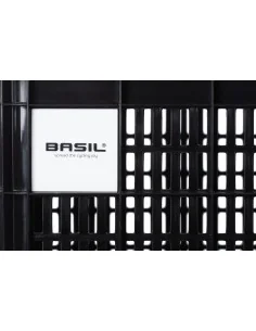 Gerecyclede fietskrat Basil Crate M 29.5 liter 35 x 45 x 25 cm - black 2