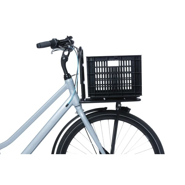 Gerecyclede fietskrat Basil Crate M 29.5 liter 35 x 45 x 25 cm - black