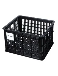 Gerecyclede fietskrat Basil Crate M 29.5 liter 35 x 45 x 25 cm - black