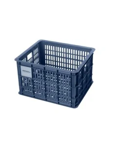 Gerecyclede fietskrat Basil Crate M 29.5 liter 35 x 45 x 25 cm - bluestone