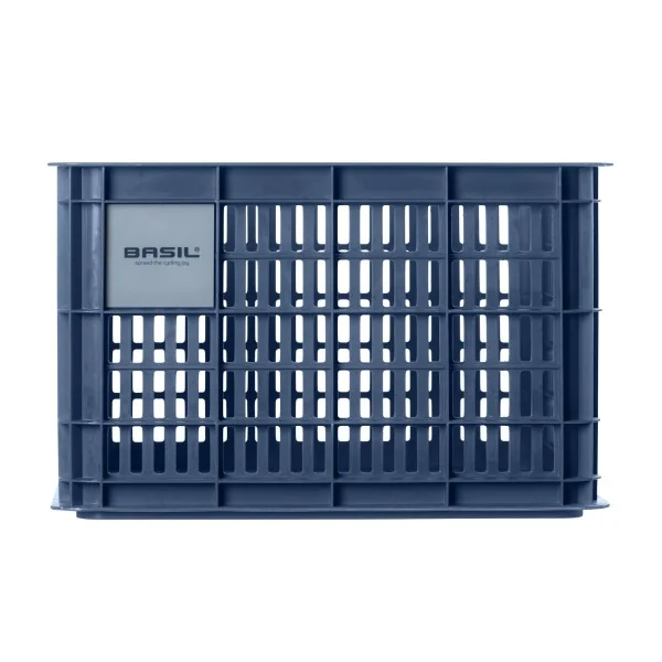 Gerecyclede fietskrat Basil Crate M 29.5 liter 35 x 45 x 25 cm - bluestone