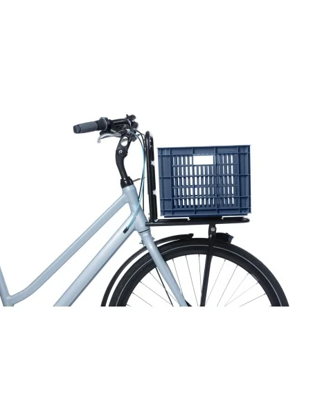 Gerecyclede fietskrat Basil Crate M 29.5 liter 35 x 45 x 25 cm - bluestone