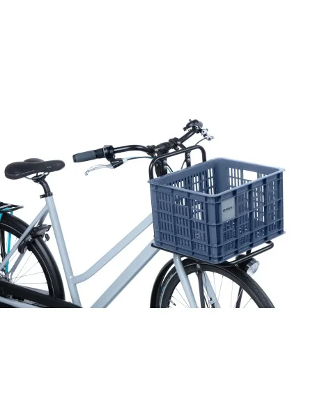 Gerecyclede fietskrat Basil Crate M 29.5 liter 35 x 45 x 25 cm - bluestone