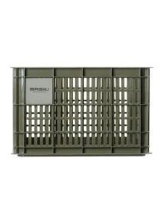 Gerecyclede fietskrat Basil Crate M 29.5 liter 35 x 45 x 25 cm - moss green 2