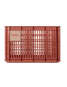 Gerecyclede fietskrat Basil Crate M 29.5 liter 35 x 45 x 25 cm - terra red 2