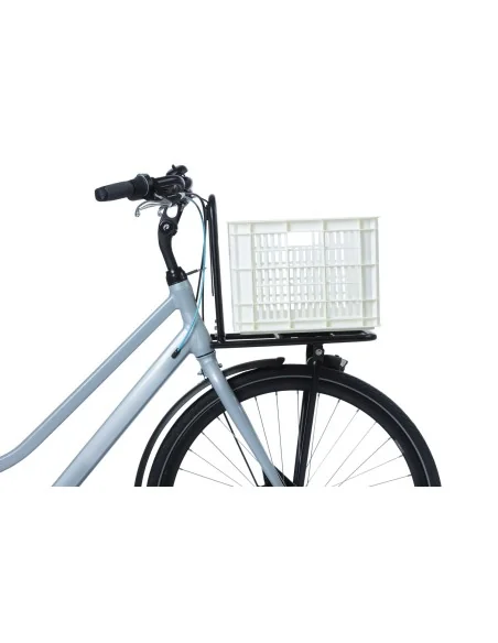 Gerecyclede fietskrat Basil Crate M 29.5 liter 35 x 45 x 25 cm - bright white