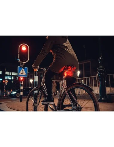 Achterlicht met remlicht Axa Dwn Rear Brake Light 1 Lux USB-C oplaadbaar