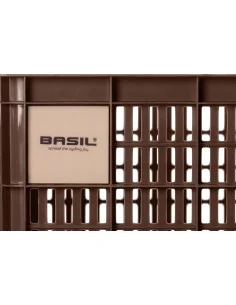 Gerecyclede fietskrat Basil Crate M 29.5 liter 35 x 45 x 25 cm - brown 2