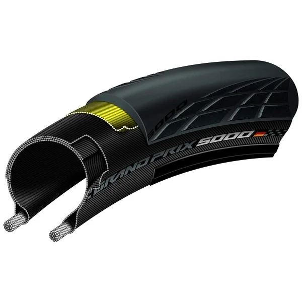 Vouwband Continental Grand Prix GP5000 28 x 0.90" / 23-622 - zwart