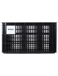 Gerecyclede fietskrat Basil Crate L 40.0 liter 39 x 49 x 26 cm - black