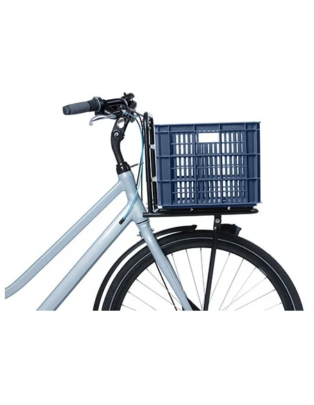 Gerecyclede fietskrat Basil Crate L 40.0 liter 39 x 49 x 26 cm - bluestone