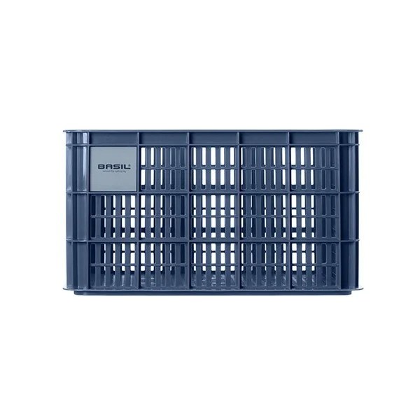 Gerecyclede fietskrat Basil Crate L 40.0 liter 39 x 49 x 26 cm - bluestone