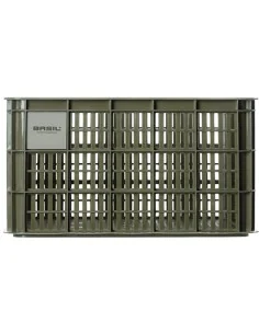 Gerecyclede fietskrat Basil Crate L 40.0 liter 39 x 49 x 26 cm - moss green