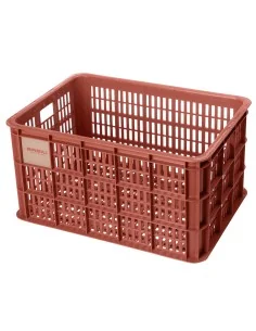 Gerecyclede fietskrat Basil Crate L 40.0 liter39 x 49 x 26 cm - terra red