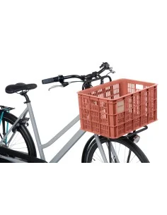 Gerecyclede fietskrat Basil Crate L 40.0 liter39 x 49 x 26 cm - terra red 2