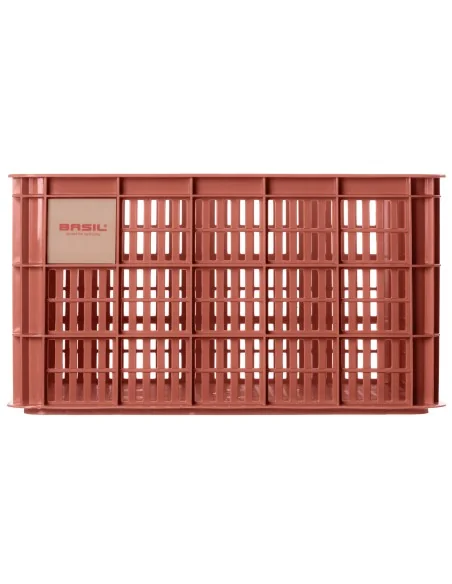Gerecyclede fietskrat Basil Crate L 40.0 liter39 x 49 x 26 cm - terra red