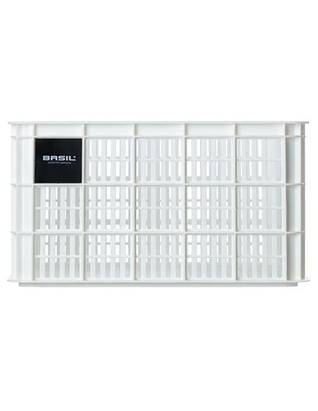 Gerecyclede fietskrat Basil Crate L 40.0 liter 39 x 49 x 26 cm - bright white