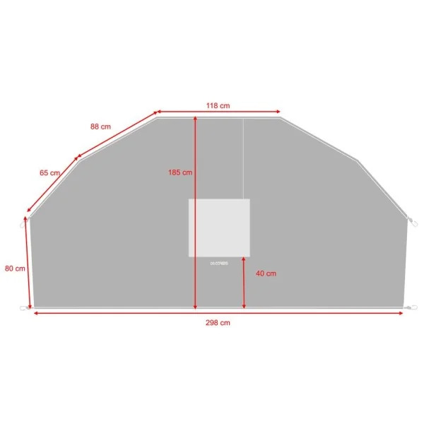 Fietsdragerhoes DS Covers STAR zonder gevarenbordhouder - zwart