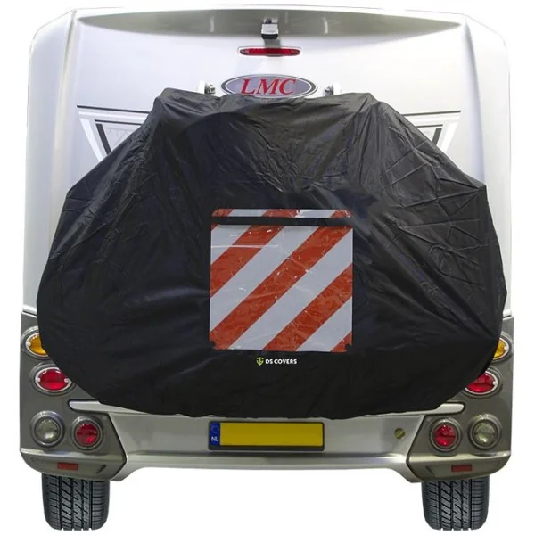 Fietsdragerhoes DS Covers STAR zonder gevarenbordhouder - zwart