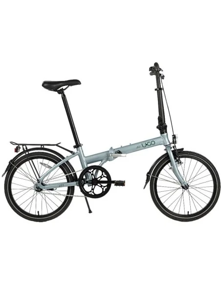 Vouwfiets U-Go Just S1 - 20 inch - Single speed - V brake en remnaaf - Misty Grey
