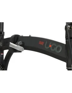 Vouwfiets U-Go Dare S1 - 20 inch - Single speed - V brake en remnaaf - Smoke Black