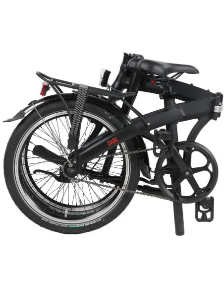 Vouwfiets U-Go Dare S1 - 20 inch - Single speed - V brake en remnaaf - Smoke Black