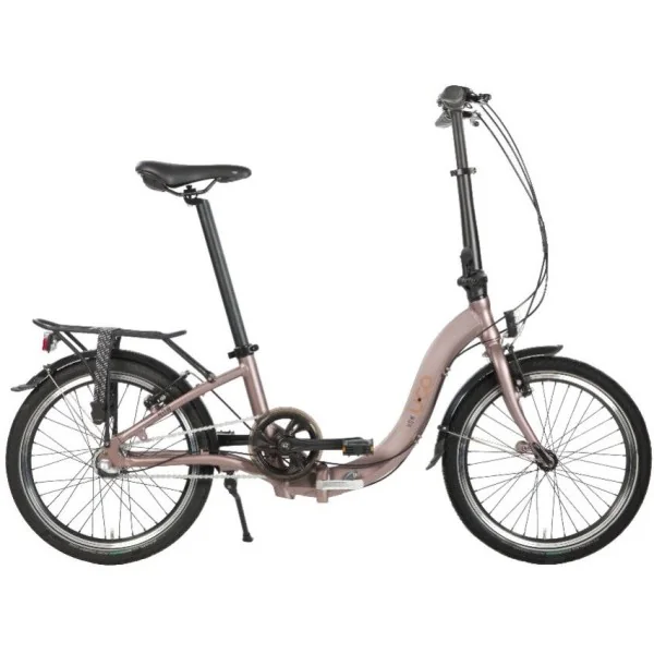 Vouwfiets U-Go Now i3 met lage instap - 20 inch - Nexus 3 speed - V brake -Marroon Brown