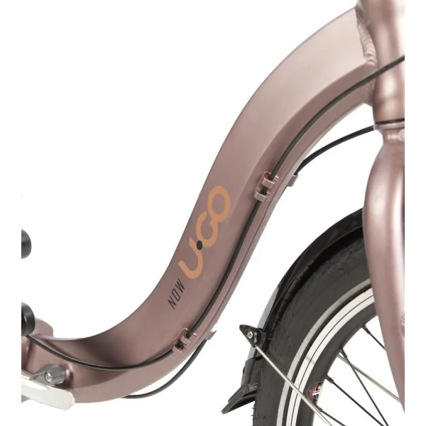 Vouwfiets U-Go Now i3 met lage instap - 20 inch - Nexus 3 speed - V brake -Marroon Brown