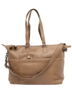 Fietstas New Looxs Verla 21 liter 34 x 18 x 44cm - gemaakt van luxe leer - cognac 2