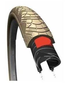 Buitenband CST Zeppelin 28 x 1.75 x 2" / 47-622mm anti lek - khaki met reflectie