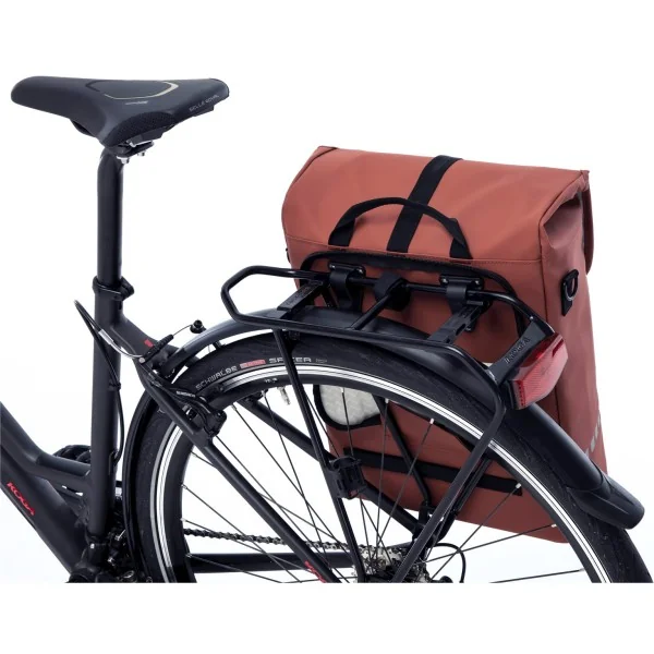 Fietstas New Looxs Odense Single 17,5 liter 32 x 16 x 38 cm - rust