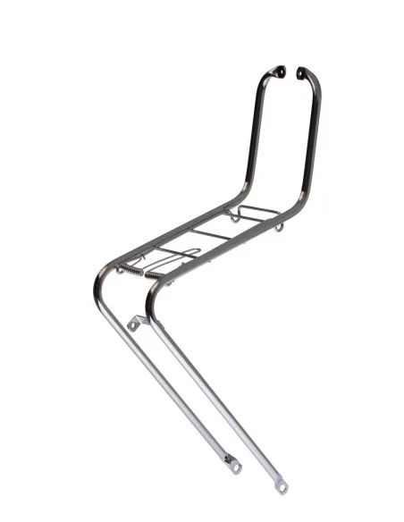 Voordrager retro 26/28" Steco met klapper en veer - chrome