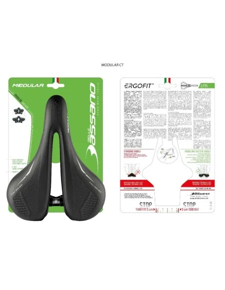 Fietszadel Selle Bassano Modular CT - zwart