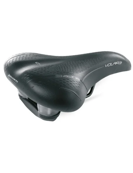 Fietszadel Selle Bassano Volare XXL BigCity met elastomeer demping - zwart