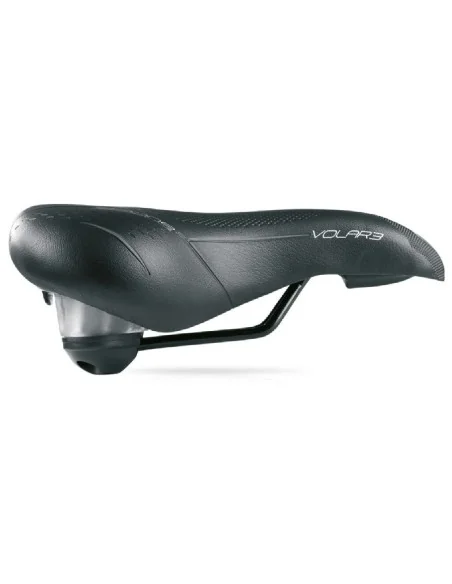 Fietszadel Selle Bassano Volare XXL BigCity met elastomeer demping - zwart