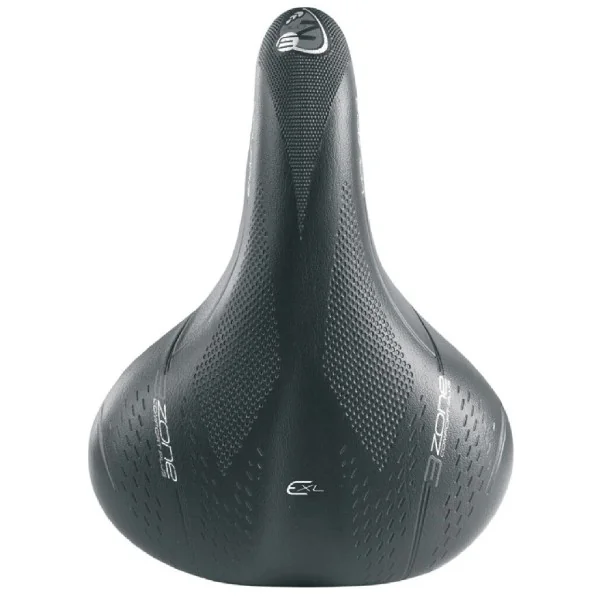 Fietszadel Selle Bassano Volare XXL BigCity met elastomeer demping - zwart