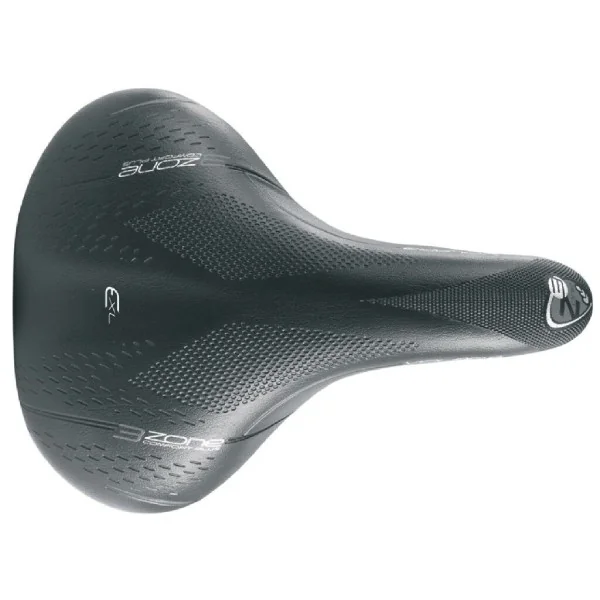 Fietszadel Selle Bassano Volare XXL BigCity met elastomeer demping - zwart