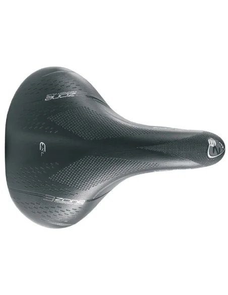 Fietszadel Selle Bassano Volare XXL BigCity met elastomeer demping - zwart
