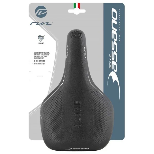 Fietszadel Selle Bassano Rivale 3zone unisex - zwart