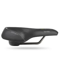 Fietszadel Selle Bassano Suprema 5zone EL Dames met elastomere demping - zwart