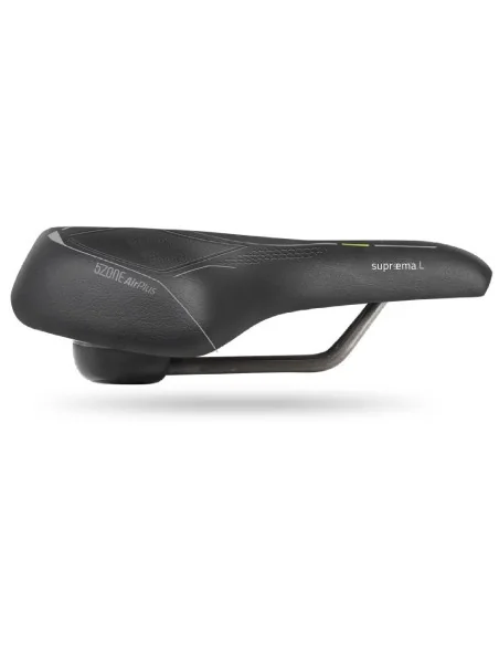 Fietszadel Selle Bassano Suprema 5zone EL Dames met elastomere demping - zwart