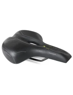 Fietszadel Selle Bassano Suprema 5zone EL Heren met elastomere demping - zwart